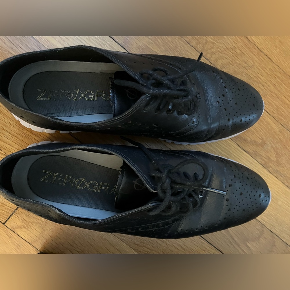 Cole Haan Zero Grand black oxfords